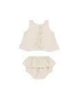 RUFFLED TULIP TOP + BLOOMER SET