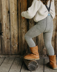 Wooly footless - Granite grey