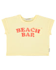 Beach bar T-shirt light yellow