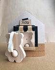 Wooden bear rattle - JOJO
