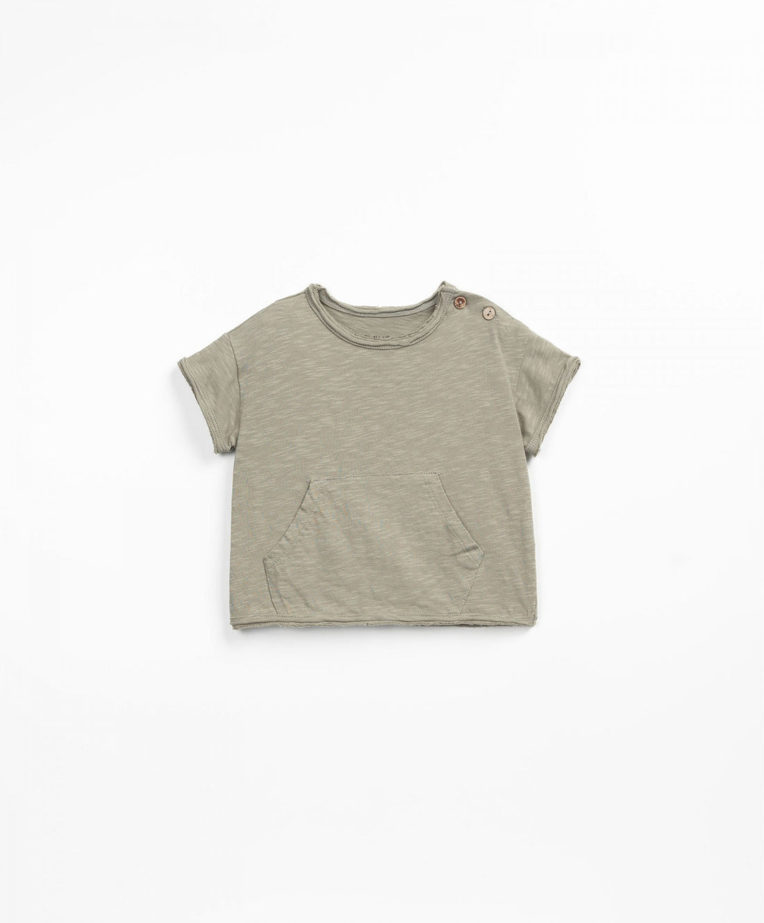 Organic cotton T-shirt khaki