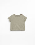 Organic cotton T-shirt khaki