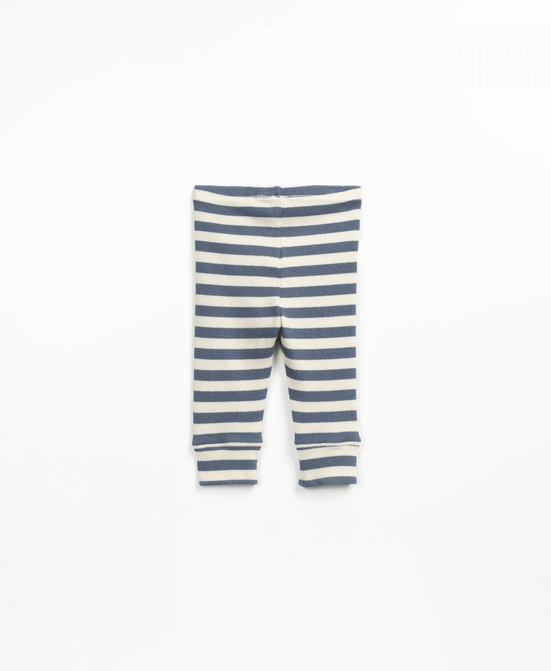 Striped blue rib legging