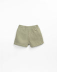 Woven cotton shorts