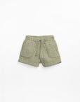 Woven cotton shorts