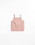 Striped rib top