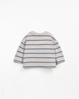 STRIPED JERSEY LS T-SHIRT