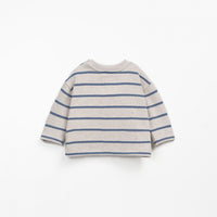 STRIPED JERSEY LS T-SHIRT