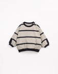 STRIPED JERSEY SWEATER