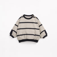 STRIPED JERSEY SWEATER