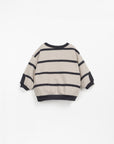 STRIPED JERSEY SWEATER