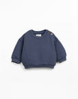 Essential fleece sweater blue