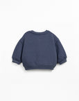 Essential fleece sweater blue