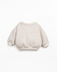 Beige jersey sweater