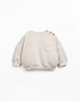 Beige jersey sweater