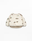 Tree printed jersey sweater