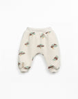 Tree printed jersey trousers