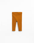 Rib flame legging saffron