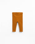Rib flame legging saffron