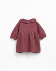 Jersey burgundy dress