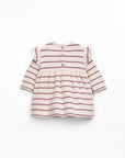 Striped jersey dress