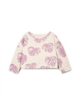 PRINTED JERSEY SWEATER MONSTERA KIDS