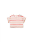 STRIPED JERSEY T-SHIRT TULIP