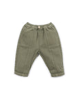 TWILL TROUSERS KHAKI GREEN