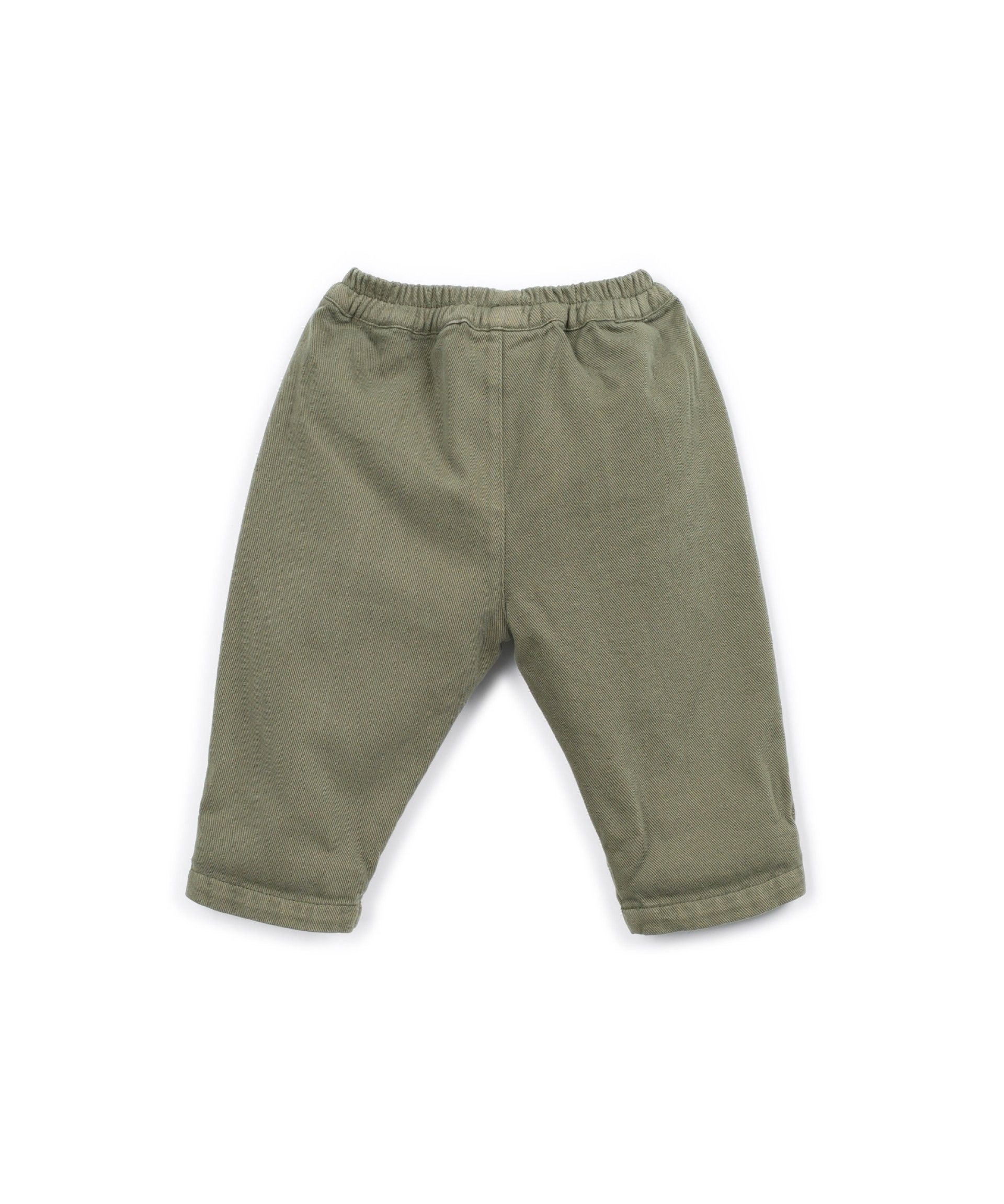 TWILL TROUSERS KHAKI GREEN