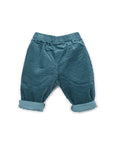 CORDUROY TROUSERS BLUE