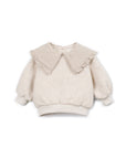 ESSENTIALS COLLAR SWEATER BEIGE