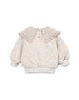 ESSENTIALS COLLAR SWEATER BEIGE