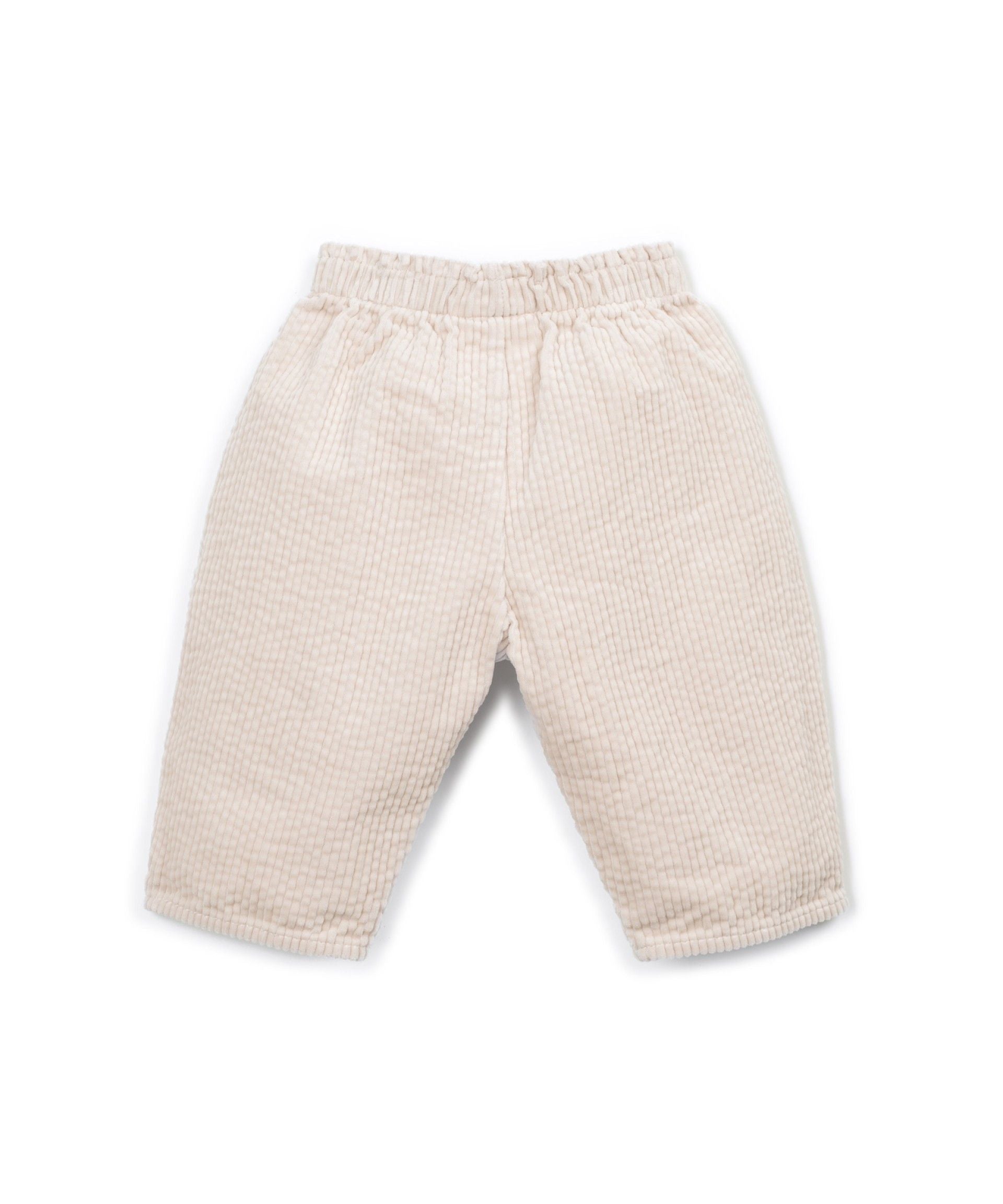 CORDUROY TROUSERS BEIGE
