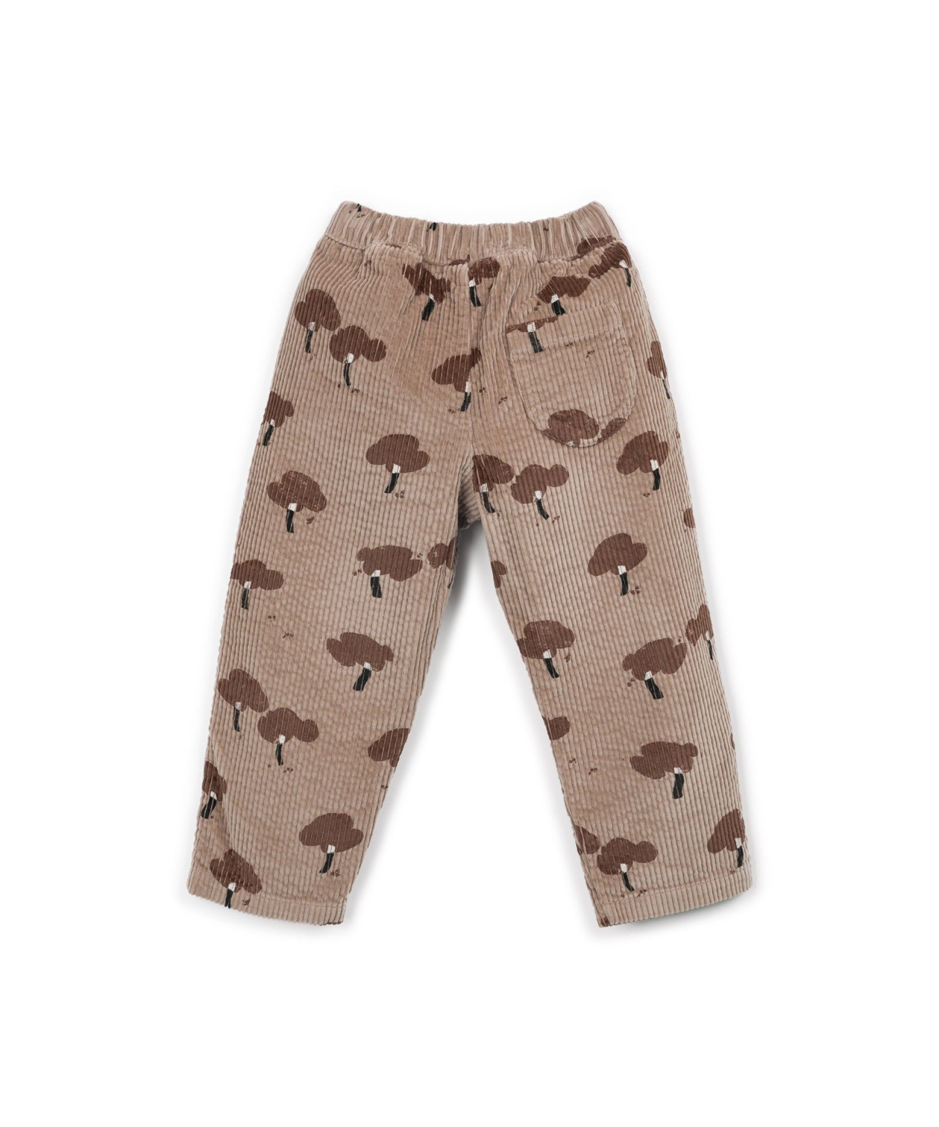 PRINTED TREES CORDUROY TROUSERS KIDS