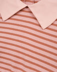 STRIPED JERSEY SWEATER PINK KIDS
