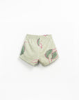 PRINTED PLUSH SHORTS MINT