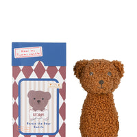 Bernie the Bear rattle in giftbox