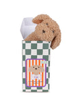 Lionel the Labrador rattle in giftbox