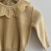 Petal knit sweater