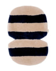 Sheepskin Snuggler Blue rose stripe