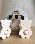 Wooden bear rattle - JOJO
