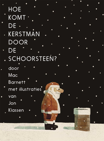 Kerstman door de schoorsteen