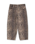 Balloon fit jeans leopard