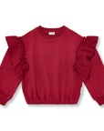 Sweater Ruffles | Garnet