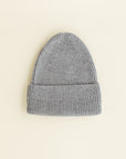 Beanie Fonzie HVID - Grey melange (6/10y)