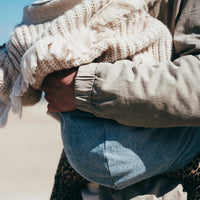 Toddler carrier denim