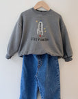 Space rocket sweatshirt