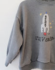 Space rocket sweatshirt