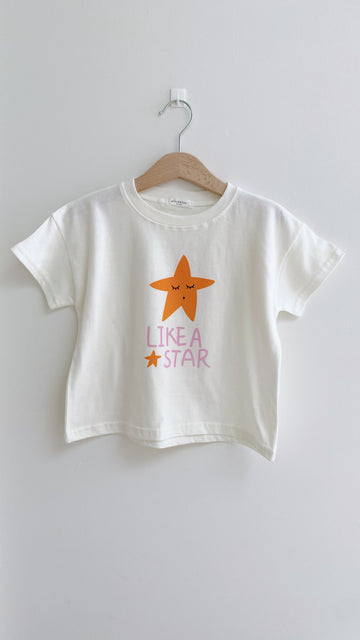 Little star T-shirt Ivory