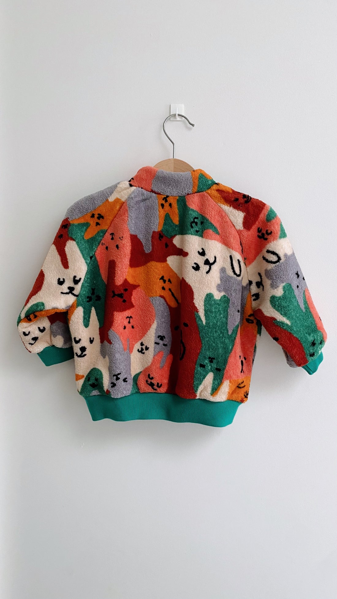 Bunny zip up sweater